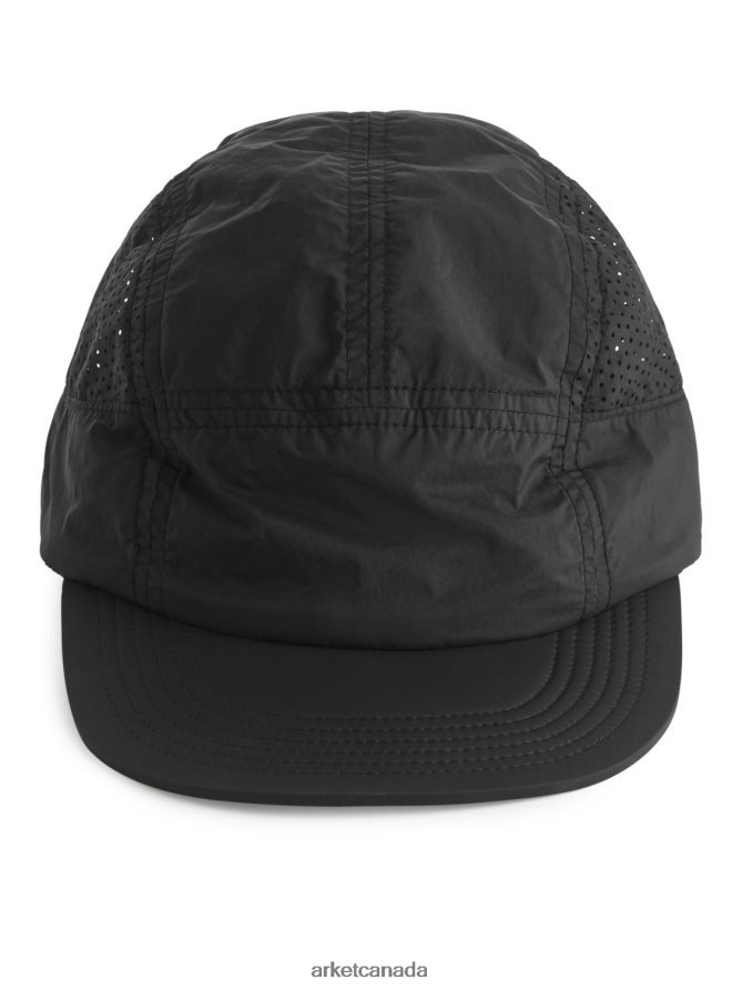 ARKET Accessories 4L826J1197 Black Active 5-Panel Mesh Cap Men