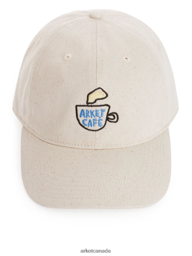 ARKET Accessories 4L826J820 Off White Cafe Cap Men