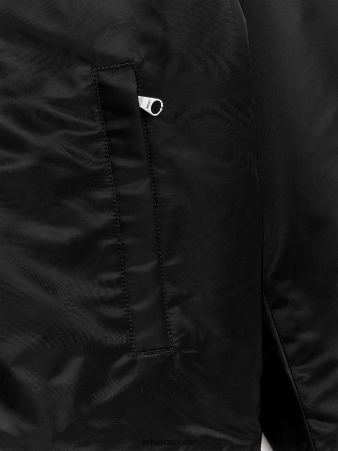 ARKET Clothing 4L826J1166 Black Active Hooded Jacket Men