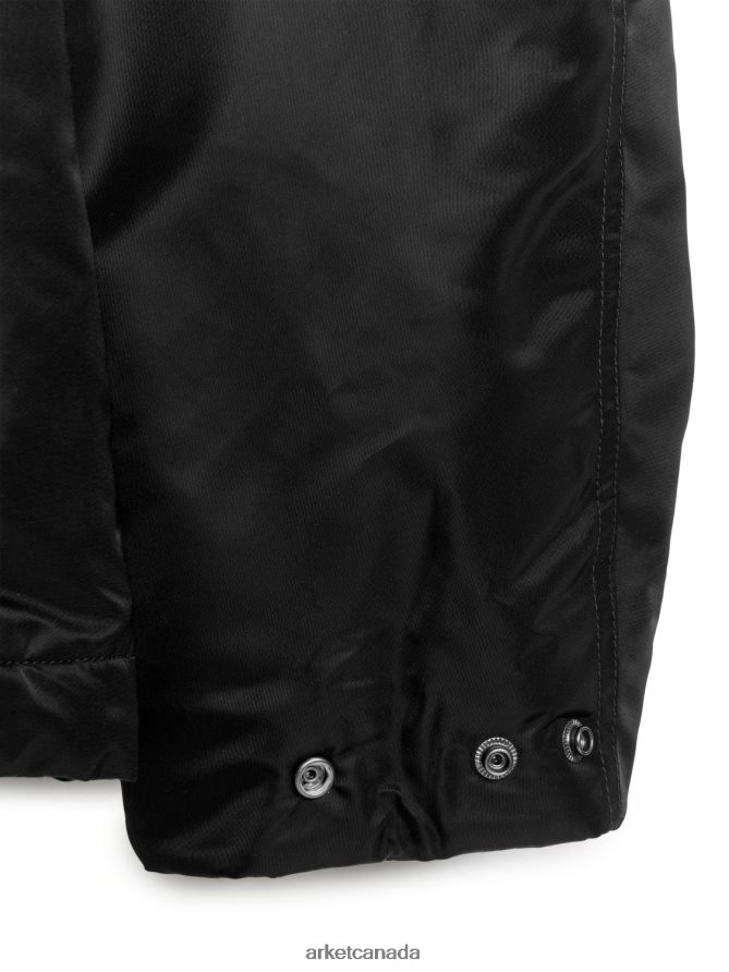 ARKET Clothing 4L826J1166 Black Active Hooded Jacket Men