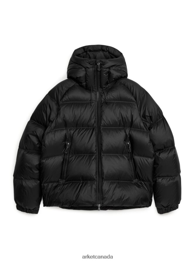 ARKET Clothing 4L826J1170 Black Sporty Down Jacket Men