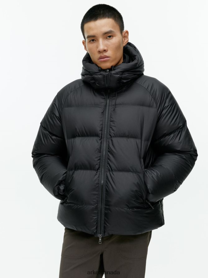 ARKET Clothing 4L826J1170 Black Sporty Down Jacket Men