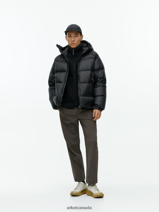 ARKET Clothing 4L826J1170 Black Sporty Down Jacket Men