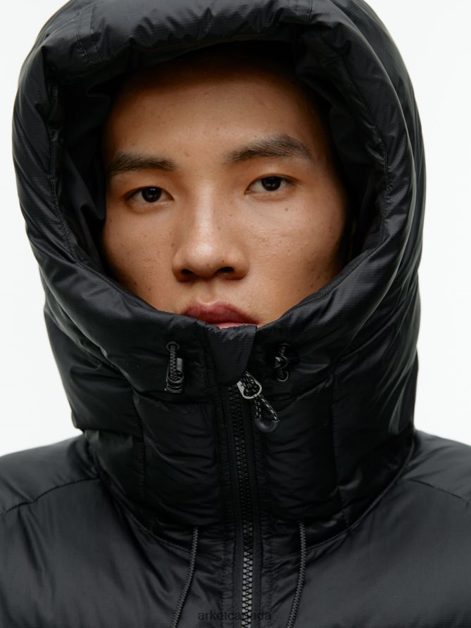 ARKET Clothing 4L826J1170 Black Sporty Down Jacket Men