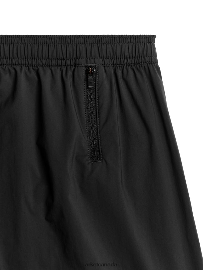 ARKET Clothing 4L826J1202 Black Active Stretch Shorts Men