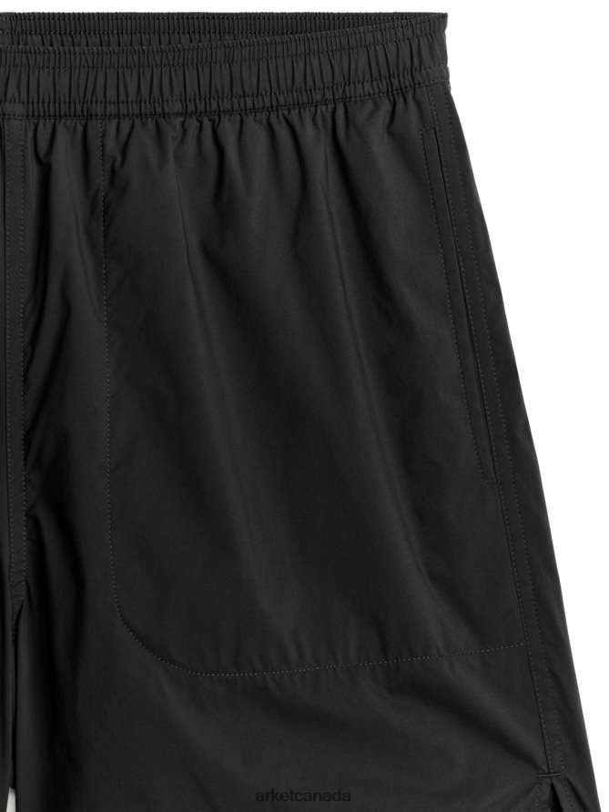 ARKET Clothing 4L826J1202 Black Active Stretch Shorts Men
