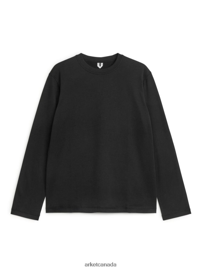 ARKET Clothing 4L826J1204 Black Active Long-Sleeved Top Men