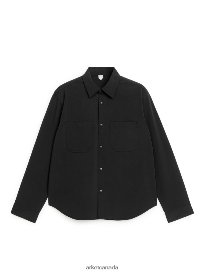 ARKET Clothing 4L826J1205 Black Hiking Shirt Men