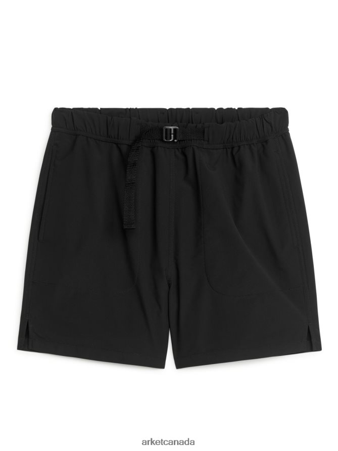 ARKET Clothing 4L826J1207 Black Active Hiker Shorts Men