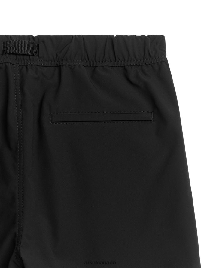 ARKET Clothing 4L826J1207 Black Active Hiker Shorts Men