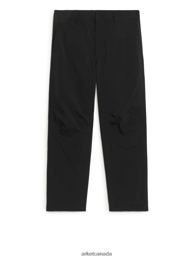 ARKET Clothing 4L826J1215 Black Active Hiking Trousers Men