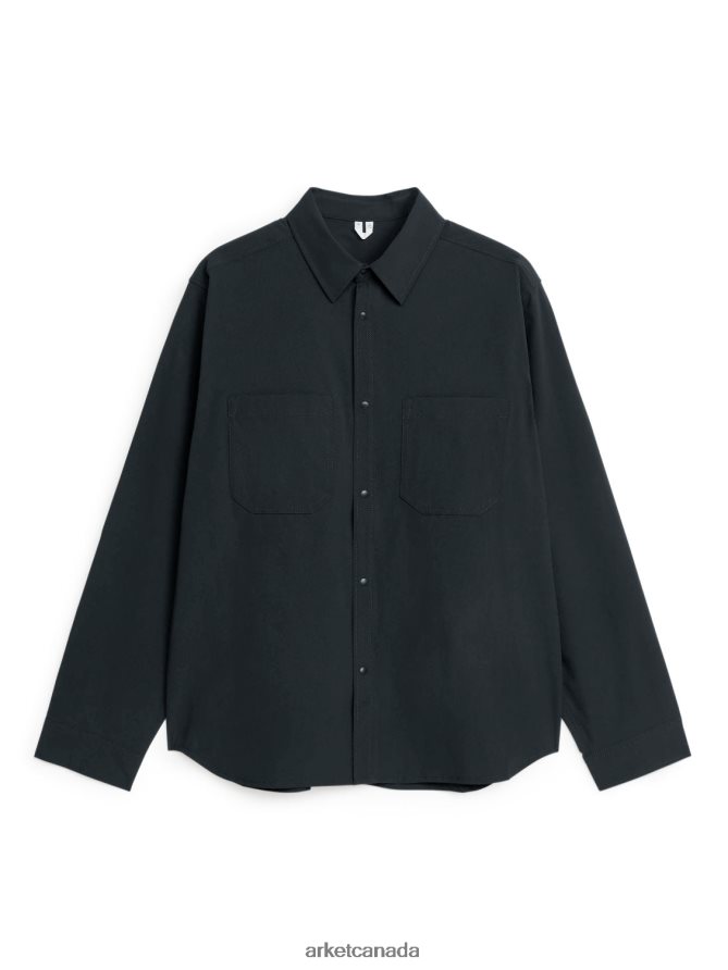ARKET Clothing 4L826J1218 Black Hiking Shirt Men