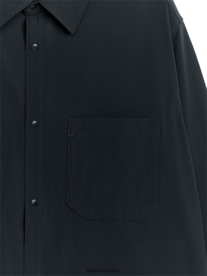 ARKET Clothing 4L826J1218 Black Hiking Shirt Men