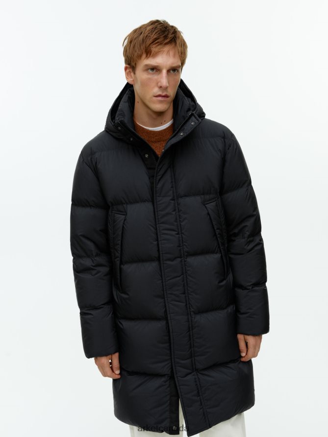 ARKET Clothing 4L826J1171 Black Long Down Puffer Jacket Men