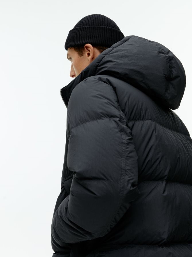 ARKET Clothing 4L826J1172 Black Down Puffer Jacket Men