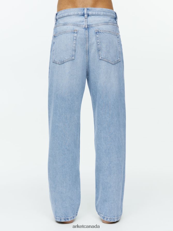 ARKET Clothing 4L826J1093 Light Blue MIST Wide Jeans Men