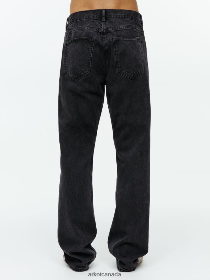 ARKET Clothing 4L826J1094 Black LOOSE Jeans Men