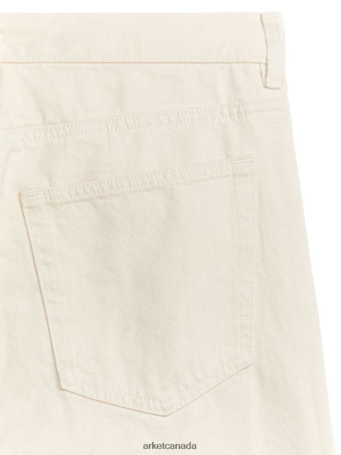 ARKET Clothing 4L826J1095 Ecru OCEAN Loose Straight Jeans Men