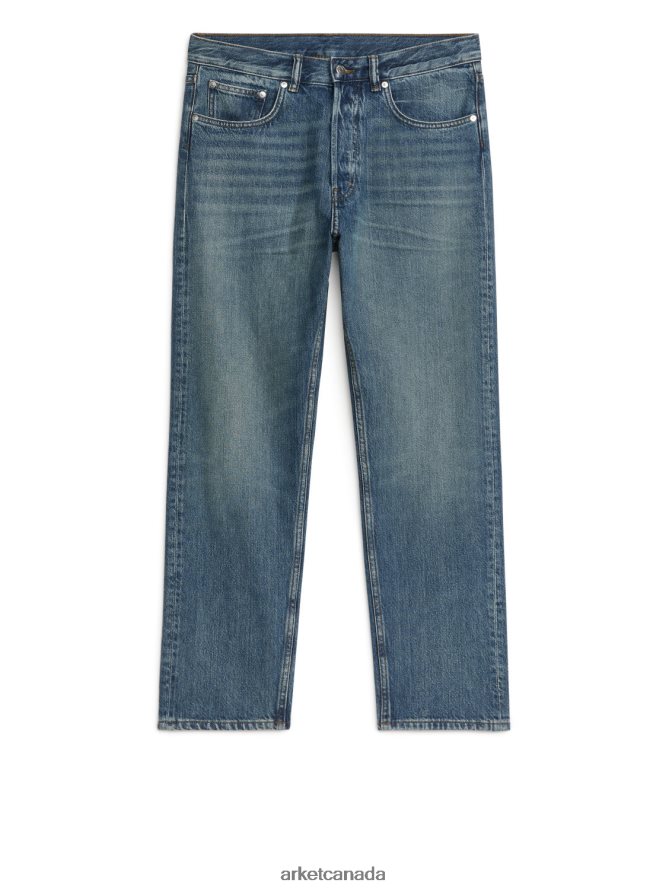 ARKET Clothing 4L826J1098 Dark Blue COAST Relaxed Tapered Jeans Men