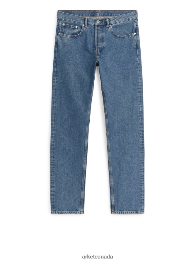 ARKET Clothing 4L826J1100 Mid Blue PARK Regular Straight Jeans Men