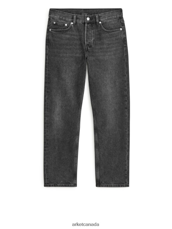 ARKET Clothing 4L826J1103 Washed PARK CROPPED Regular Straight Jeans Men