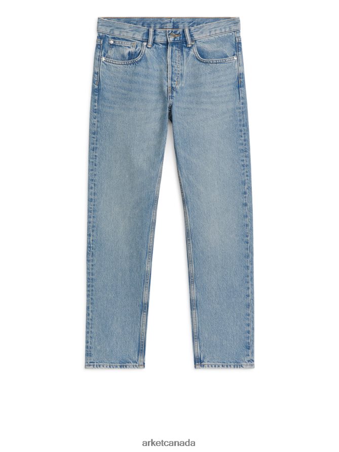 ARKET Clothing 4L826J1107 Light Blue PARK CROPPED Regular Straight Jeans Men