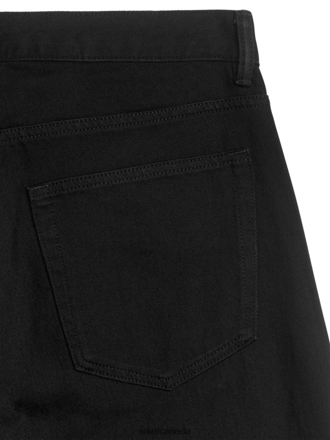 ARKET Clothing 4L826J1109 Black OCEAN Loose Straight Jeans Men