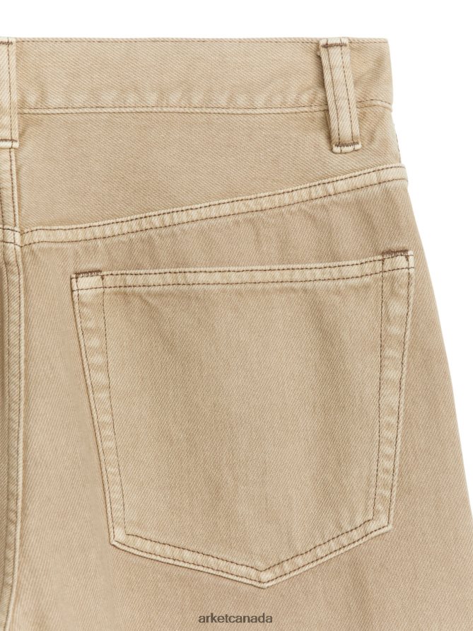 ARKET Clothing 4L826J1110 Beige MIST Wide Jeans Men