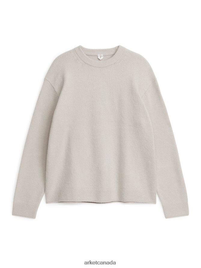 ARKET Clothing 4L826J1179 Light Mole Cotton-Blend Jumper Men