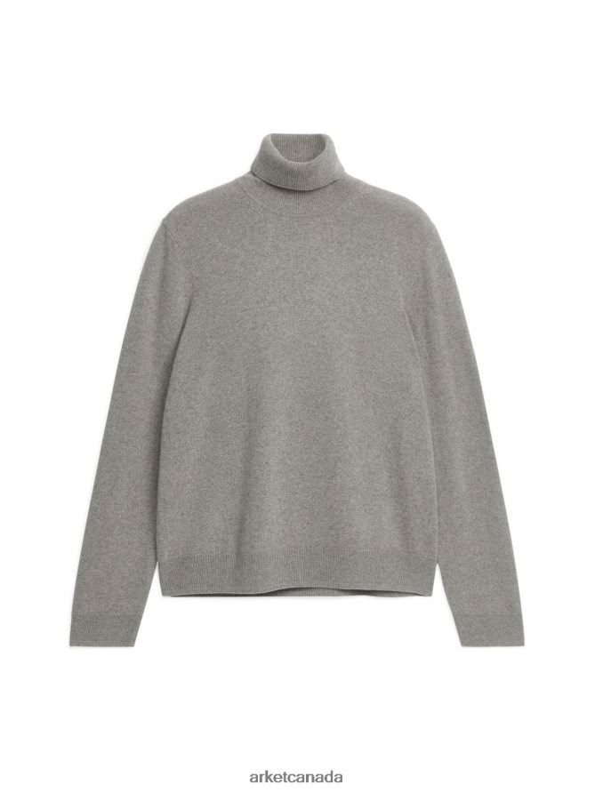 ARKET Clothing 4L826J1181 Mole Cashmere Roll Neck Men