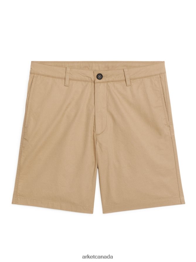 ARKET Clothing 4L826J1115 Beige Cotton Shorts Men