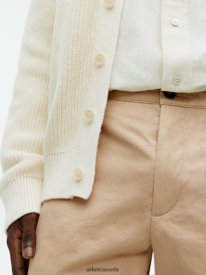 ARKET Clothing 4L826J1115 Beige Cotton Shorts Men