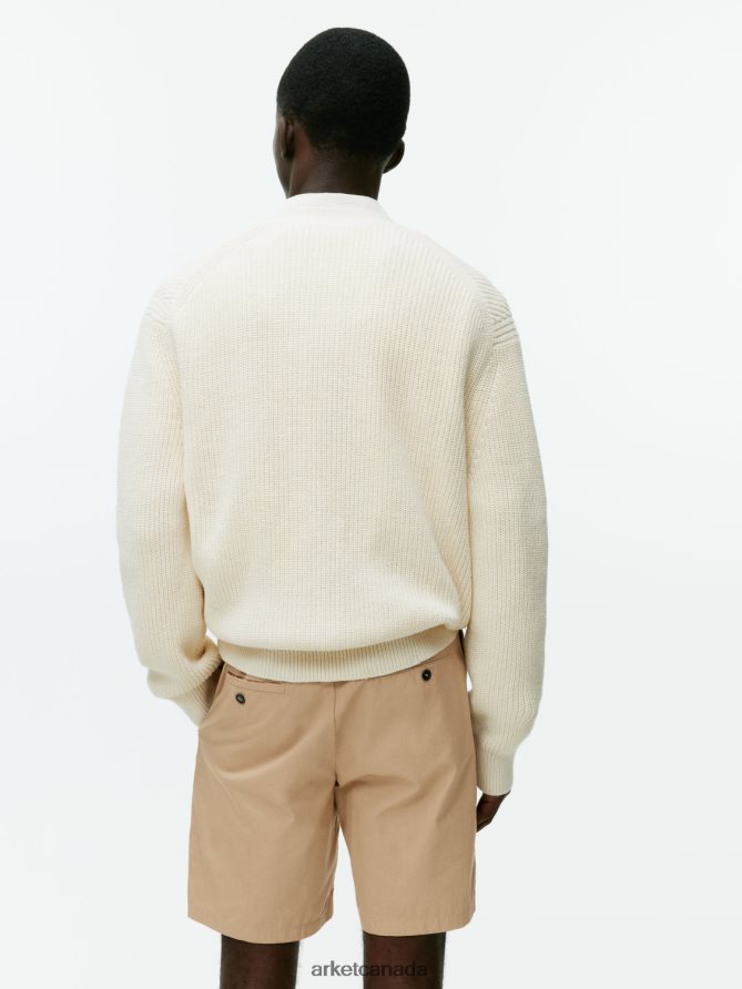 ARKET Clothing 4L826J1115 Beige Cotton Shorts Men