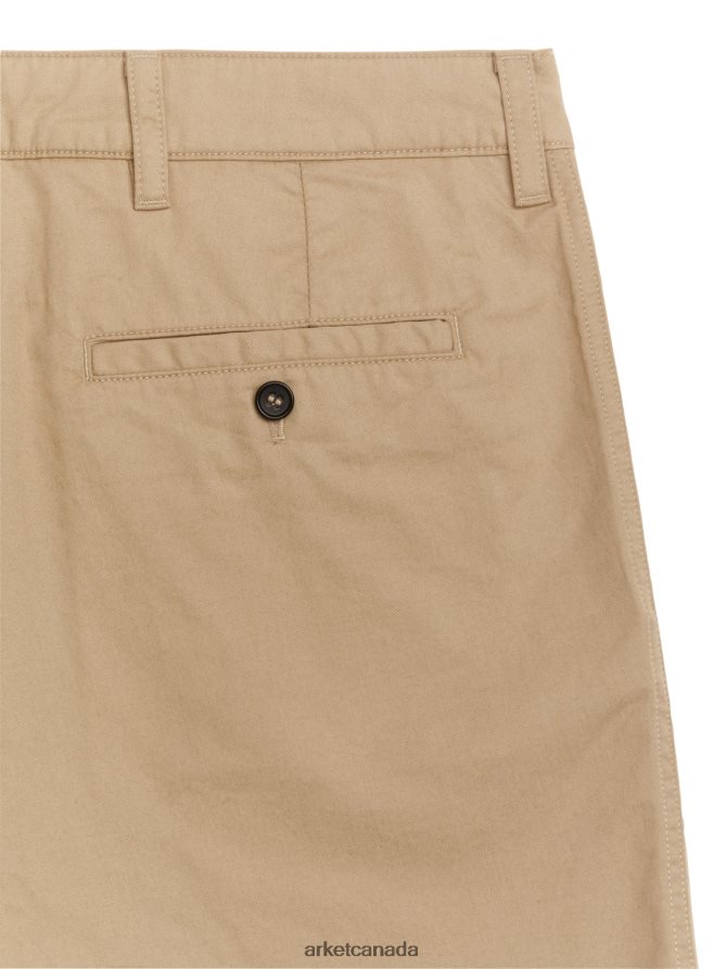ARKET Clothing 4L826J1115 Beige Cotton Shorts Men