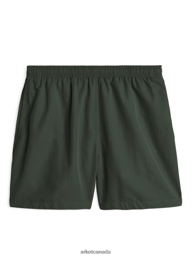 ARKET Clothing 4L826J1135 Green Swim Shorts Men
