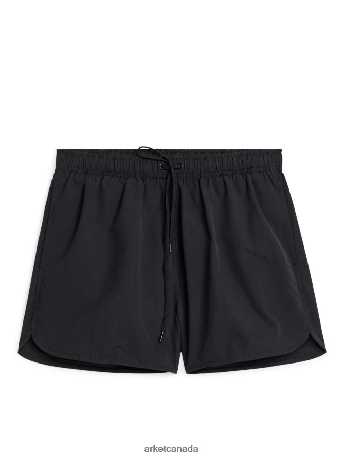 ARKET Clothing 4L826J1142 Off Black Swim Shorts Men