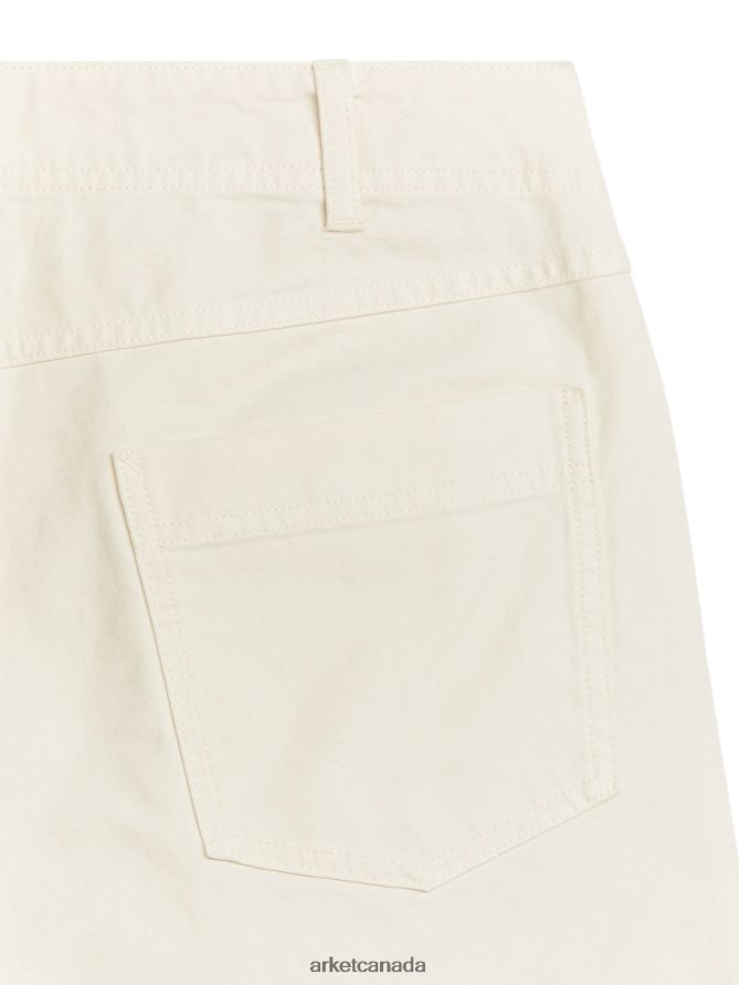 ARKET Clothing 4L826J1062 Off-White Cotton Trousers Men