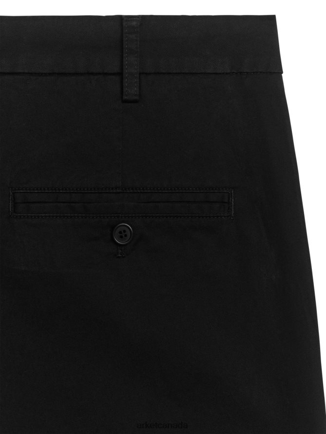 ARKET Clothing 4L826J1085 Black Slim Stretch Chinos Men