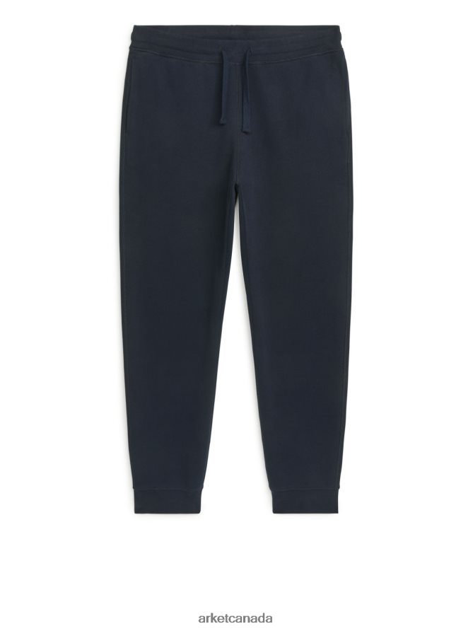 ARKET Clothing 4L826J1092 Dark Blue Jersey Lounge Sweatpants Men