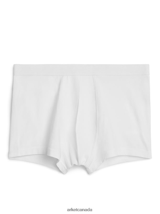ARKET Clothing 4L826J1226 White Pima Cotton Trunks Men