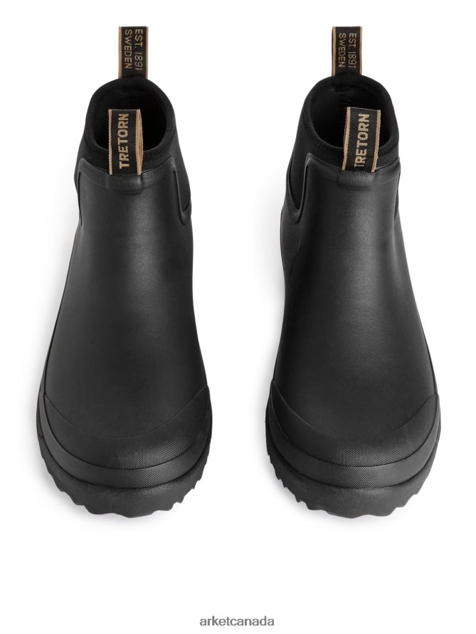ARKET Footwear 4L826J1284 Black Tretorn Terrang Rubber Boots Men