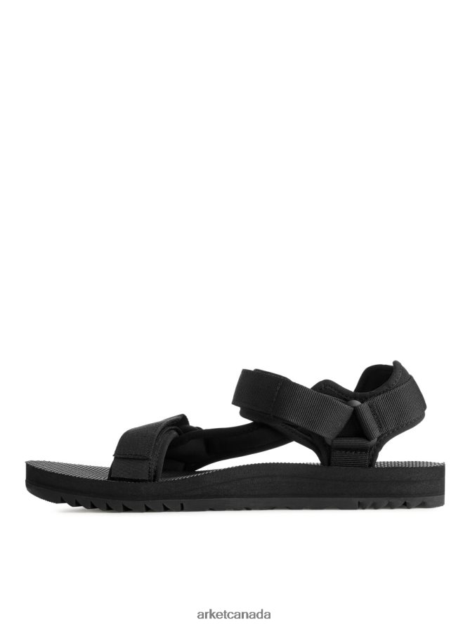 ARKET Footwear 4L826J1287 Black Teva Trail Sandals Men