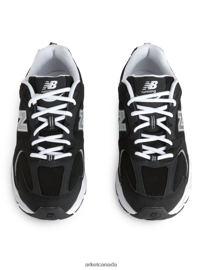 ARKET Footwear 4L826J1253 Black/White New Balance 530 Trainers Men