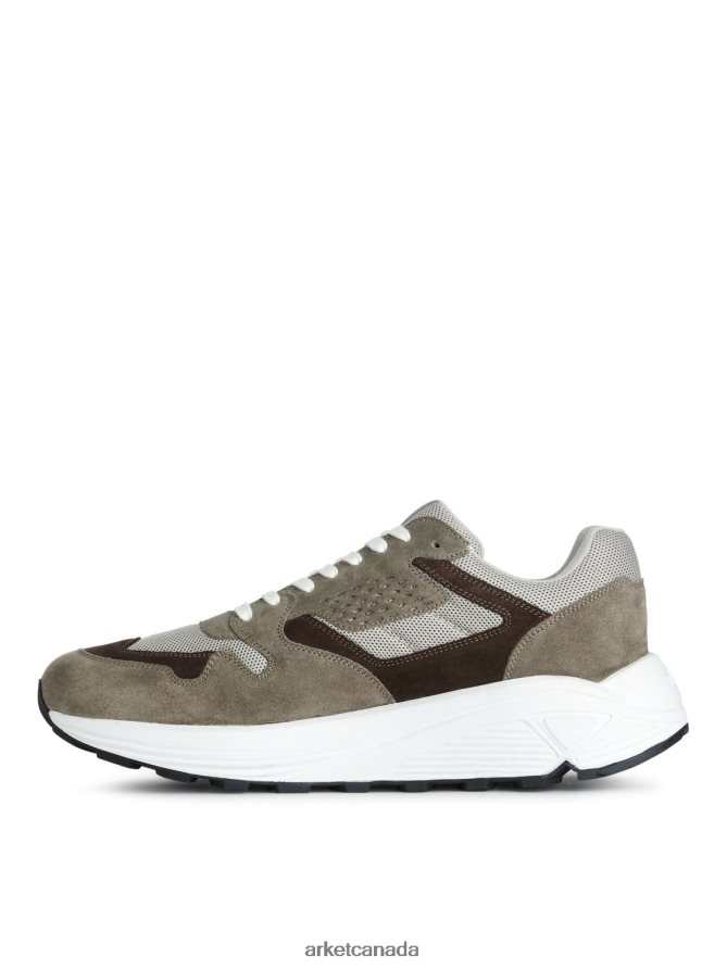 ARKET Footwear 4L826J1258 Beige Tritone Trainers Men