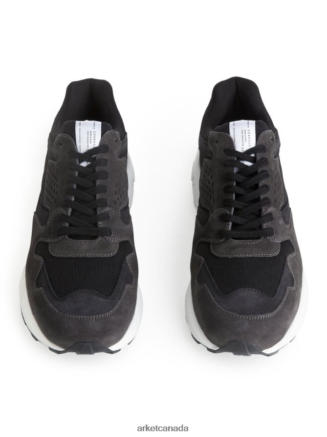 ARKET Footwear 4L826J1259 Black Tritone Trainers Men