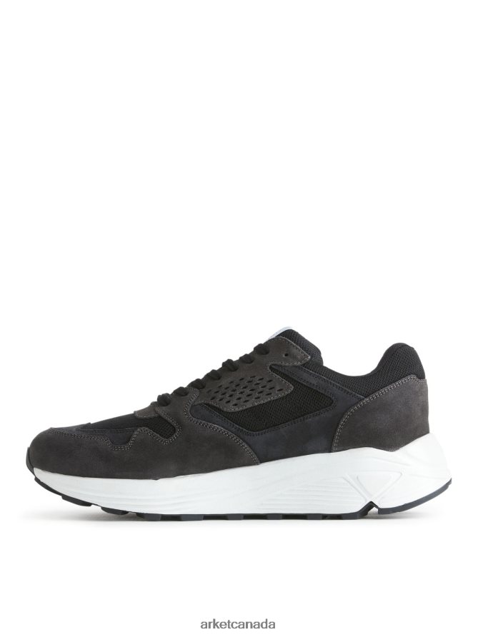 ARKET Footwear 4L826J1259 Black Tritone Trainers Men