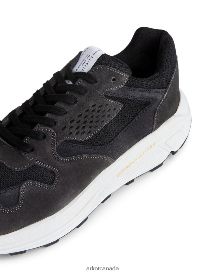 ARKET Footwear 4L826J1259 Black Tritone Trainers Men