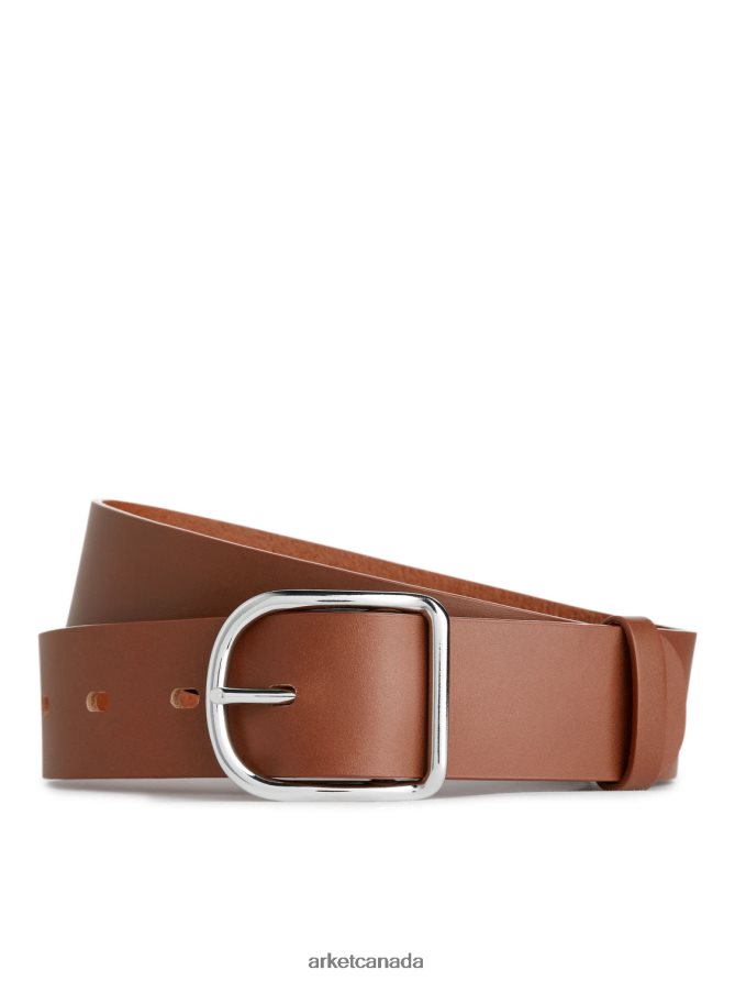 ARKET Accessories 4L826J828 Brown Leather Belt Women