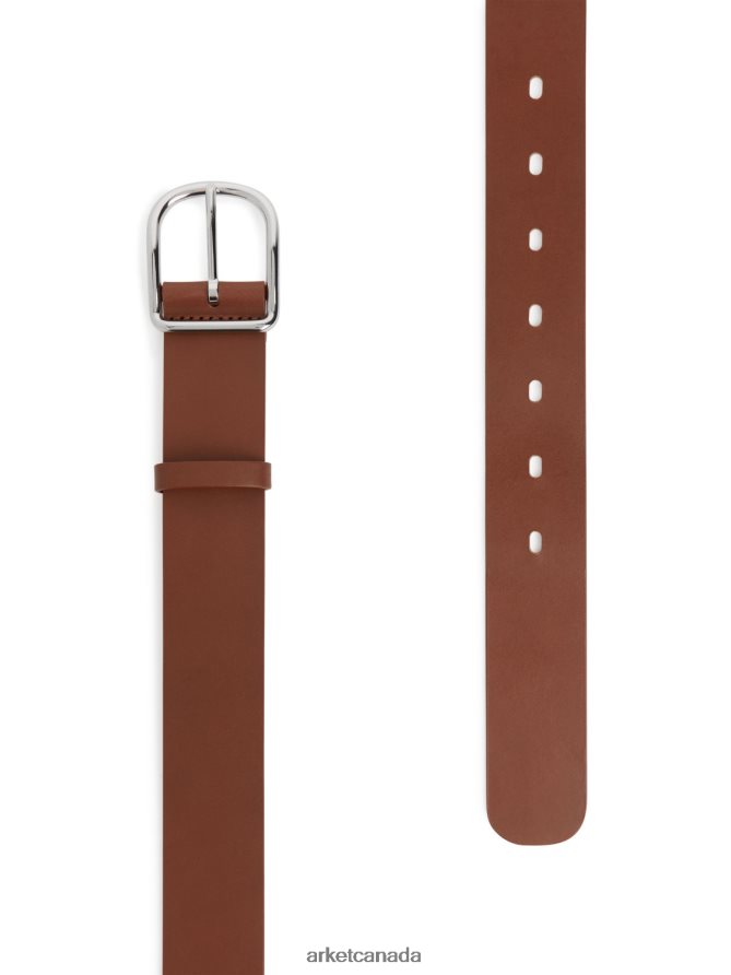 ARKET Accessories 4L826J828 Brown Leather Belt Women