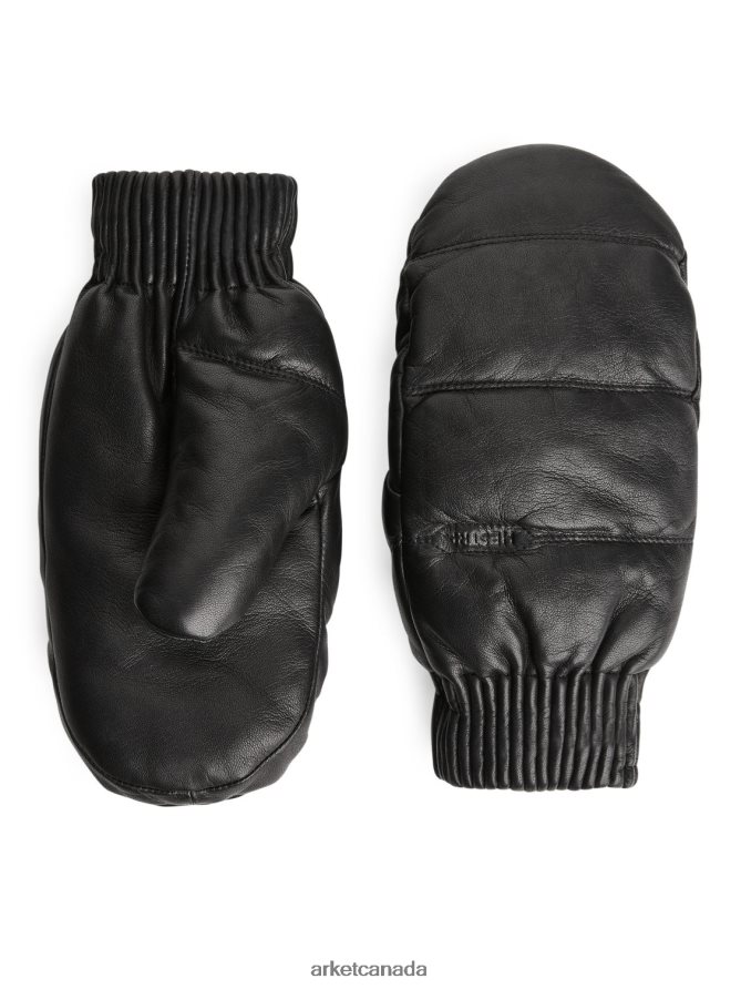 ARKET Accessories 4L826J898 Black Hestra Valdres Mittens Women